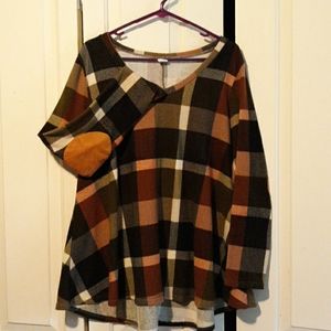 Plaid top
